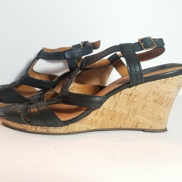 clarks bendables wedge sandals